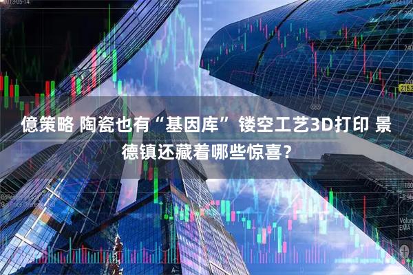 億策略 陶瓷也有“基因库” 镂空工艺3D打印 景德镇还藏着哪些惊喜？